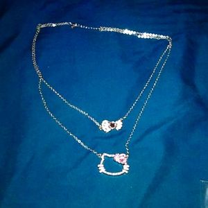 Hello Kitty Double Chain Necklace